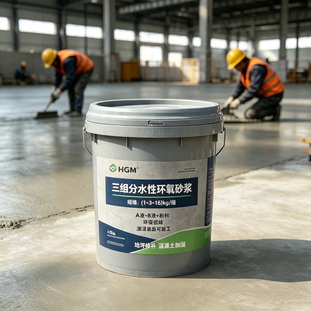 光泽三组份水性环氧砂浆